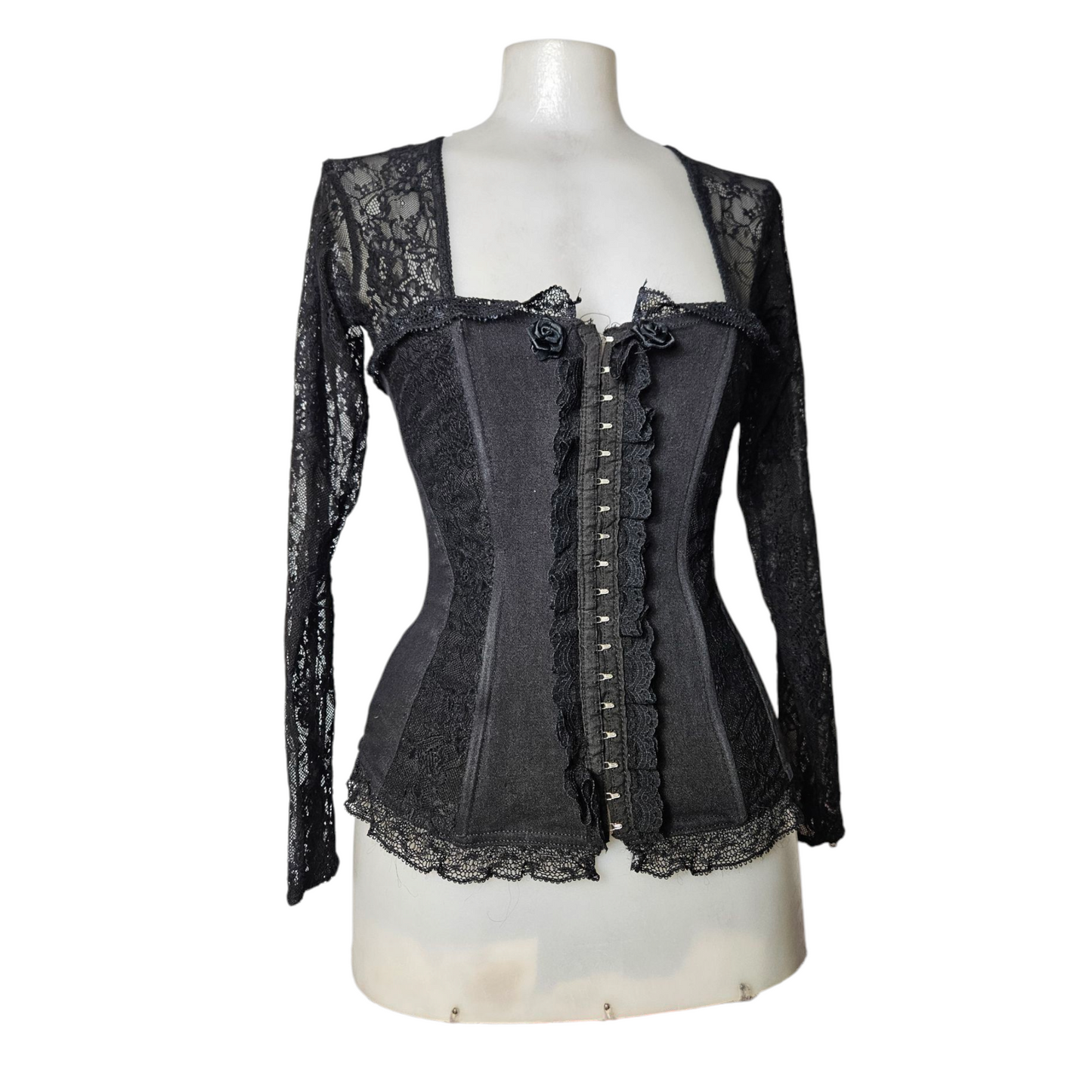 Haut whimsigoth détails dentelle