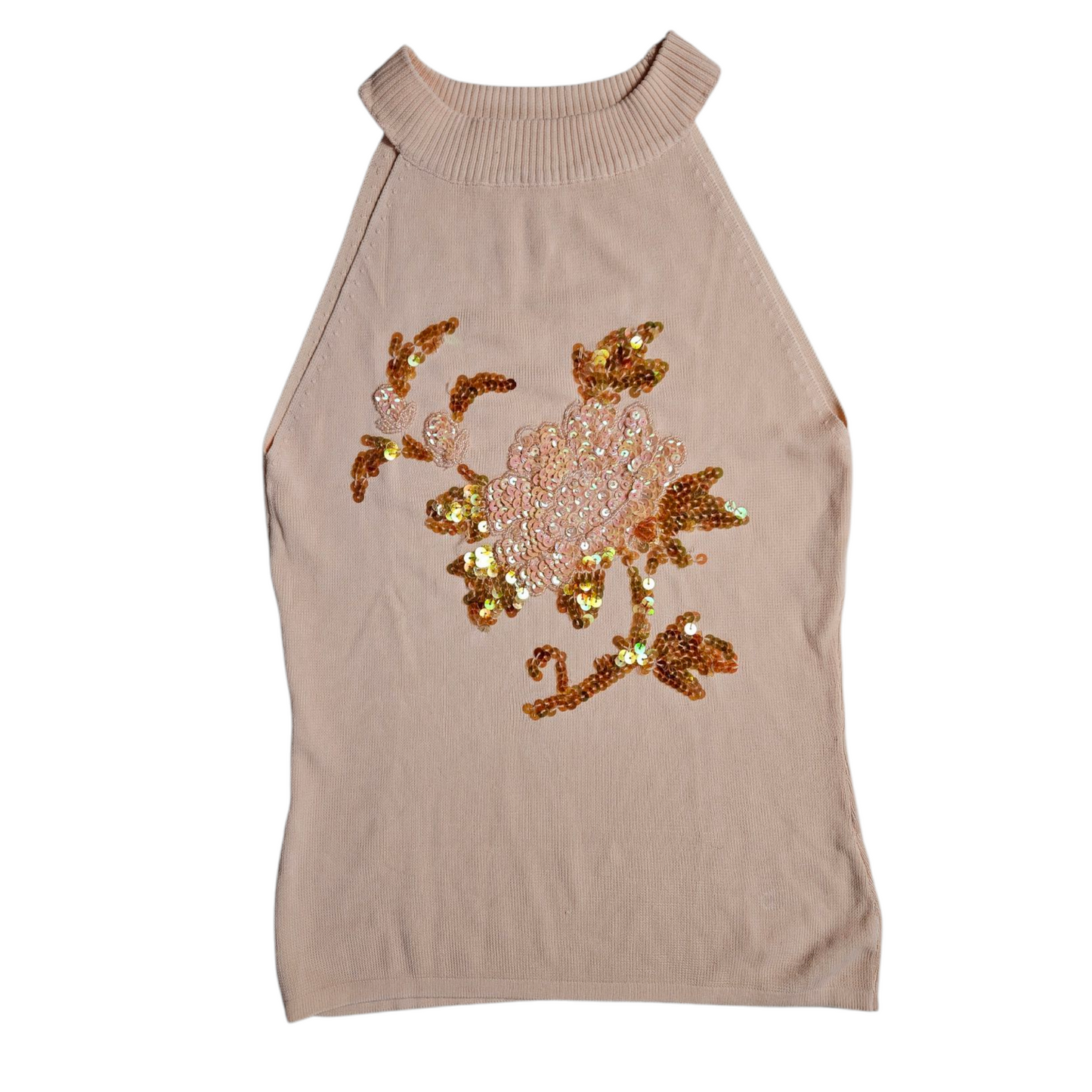 Sequin embroidered top