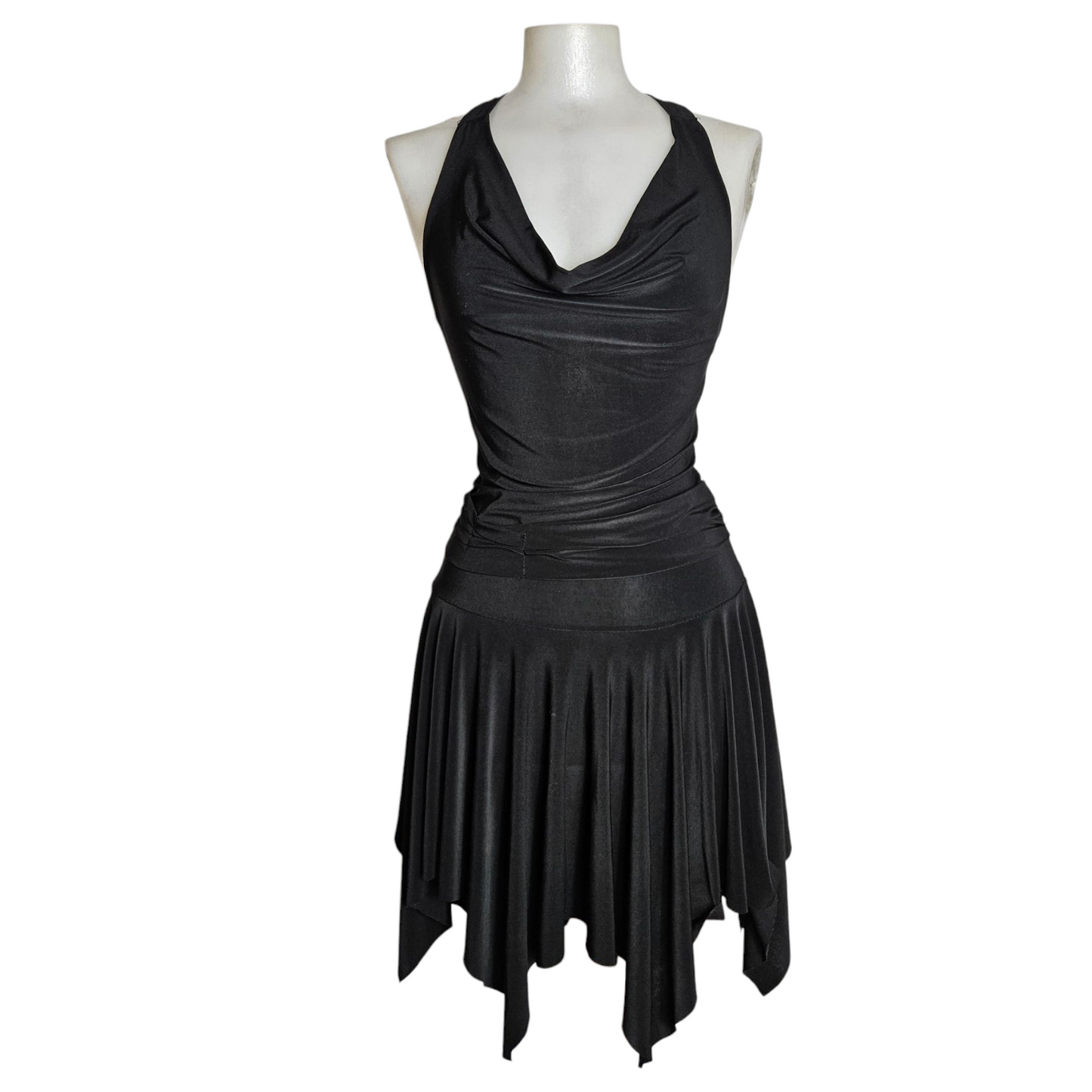 Robe col bénitier dos nu