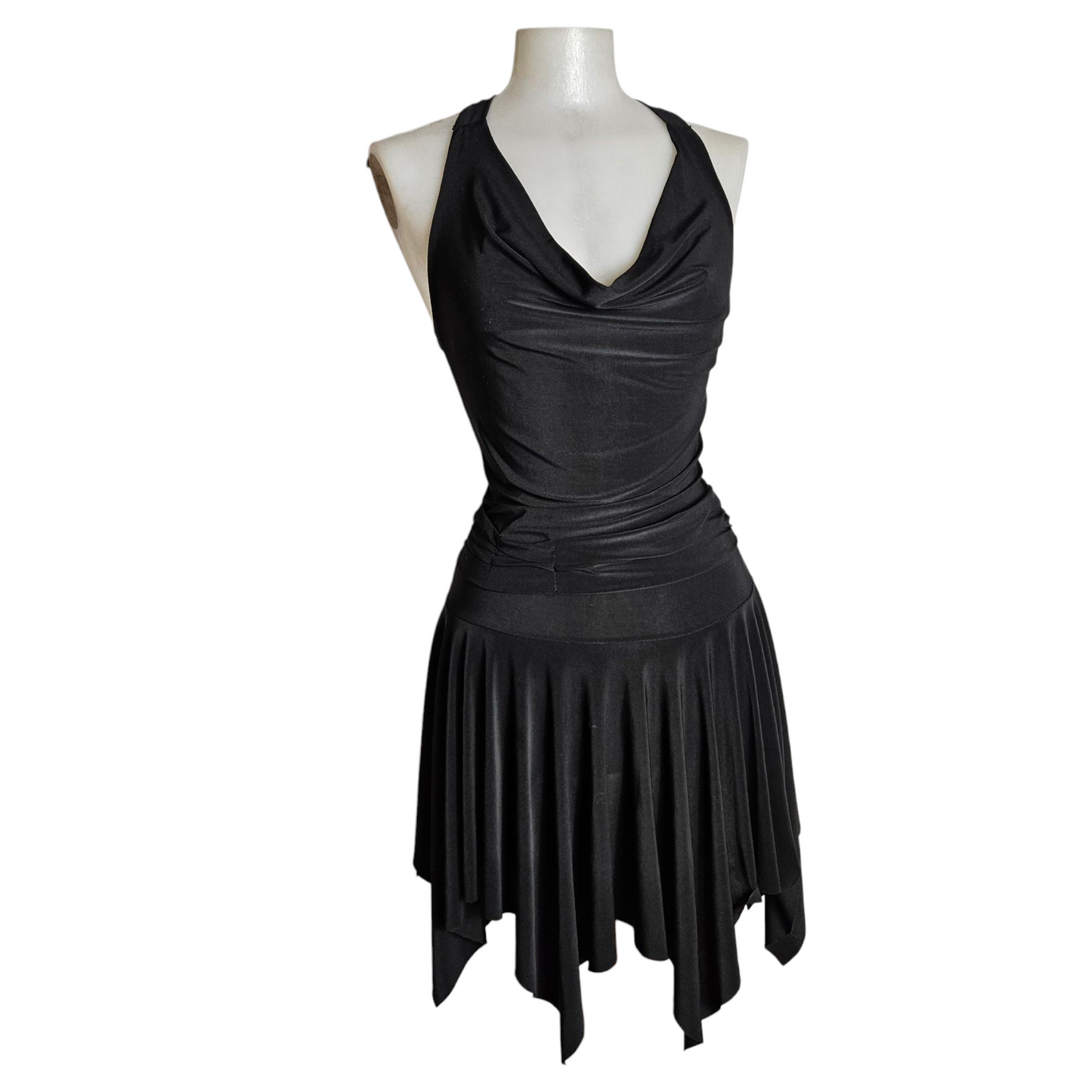 Robe col bénitier dos nu