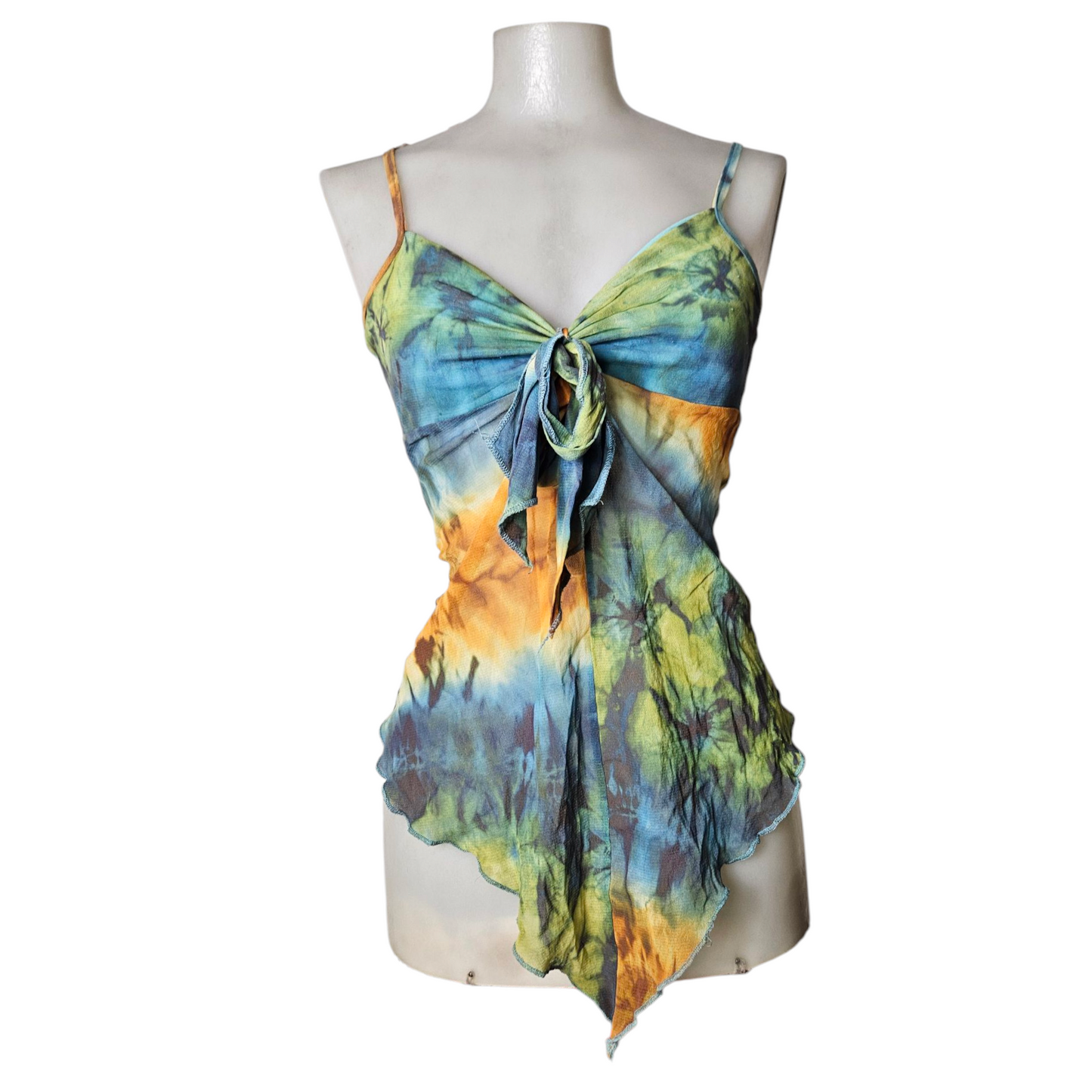 Débardeur voile tie and dye