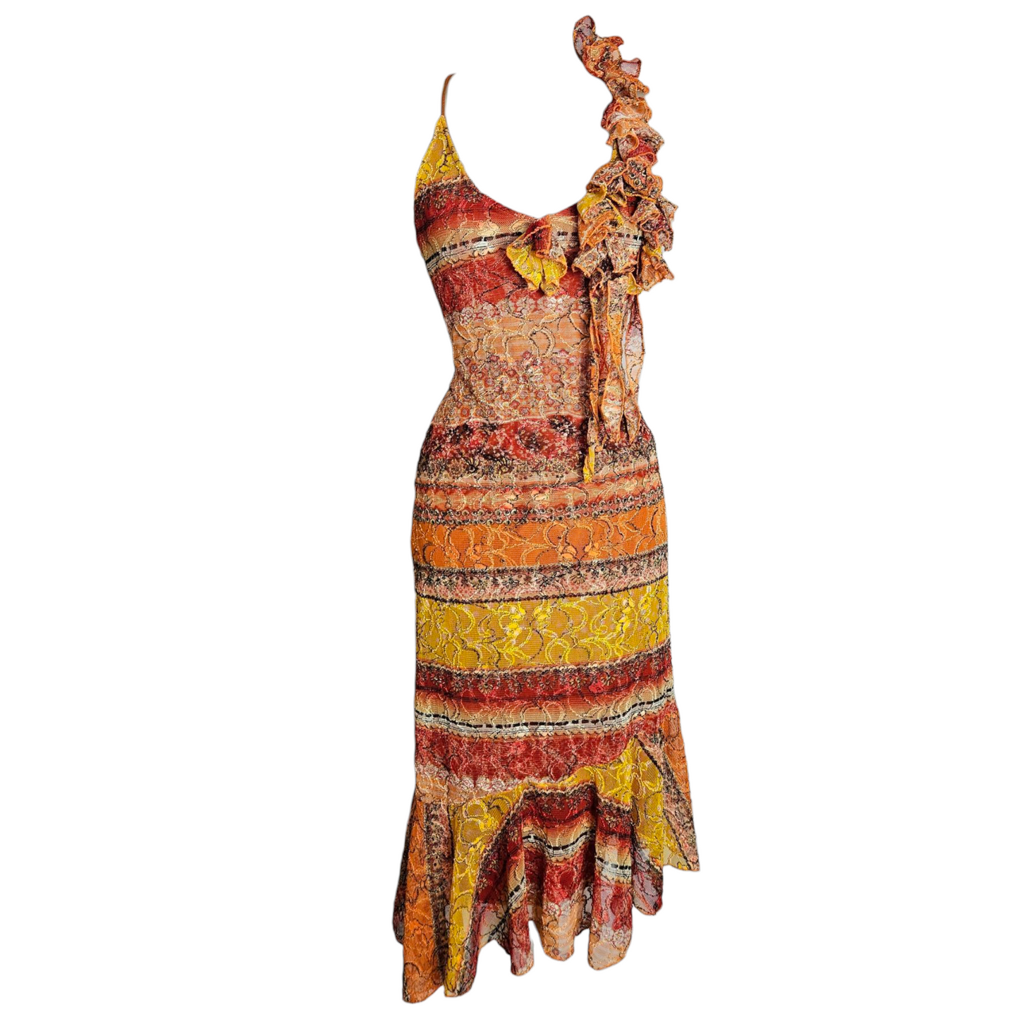 Robe dos nu en dentelle
