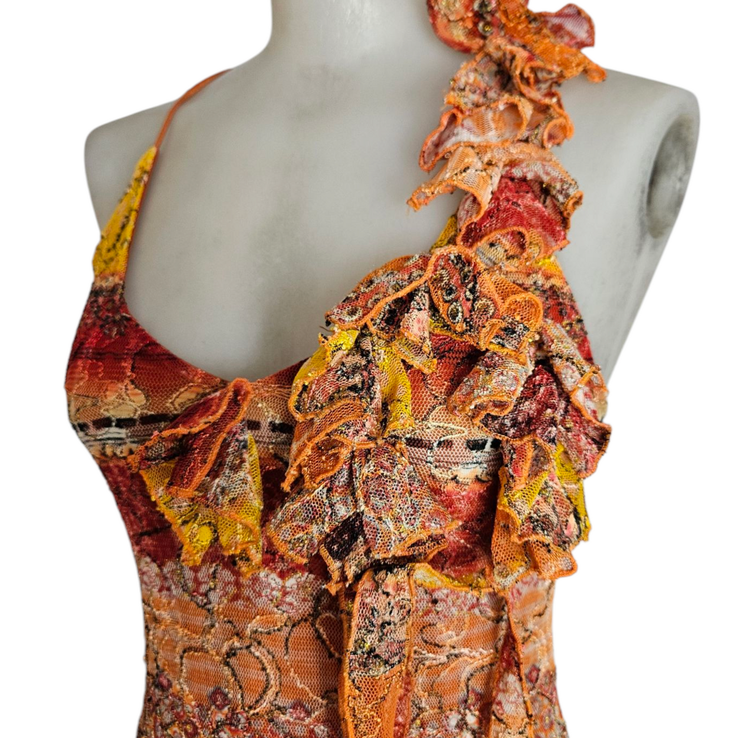 Robe dos nu en dentelle