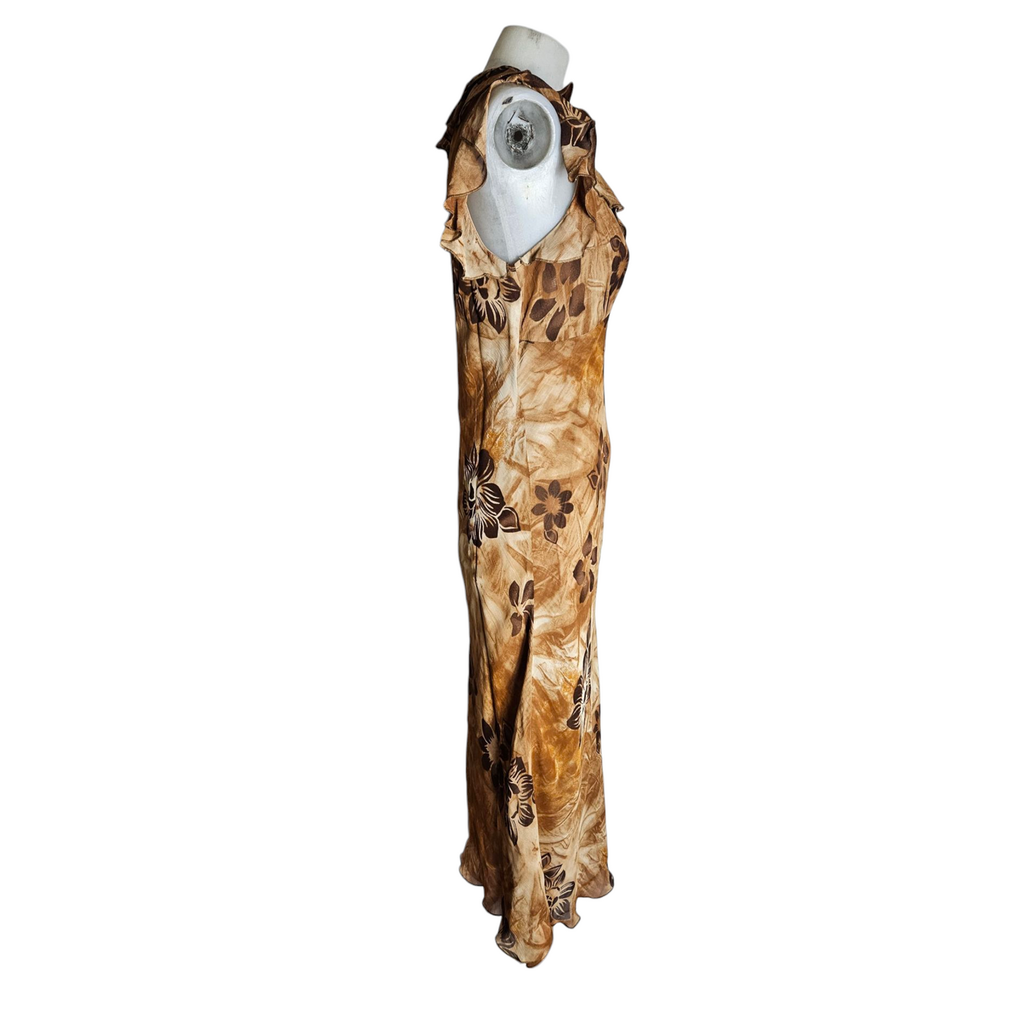 Floral veil dress