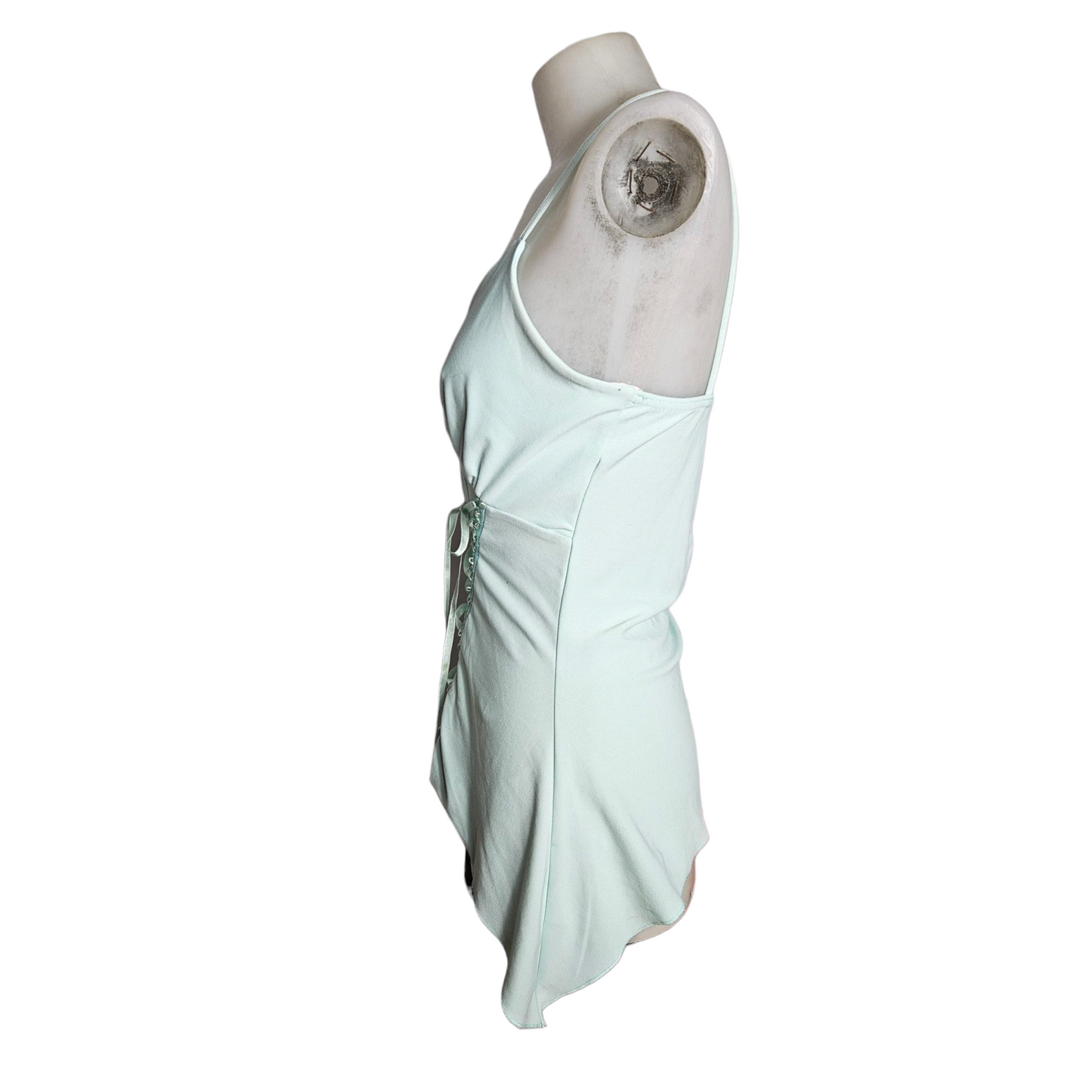 Asymmetrical top with lacing