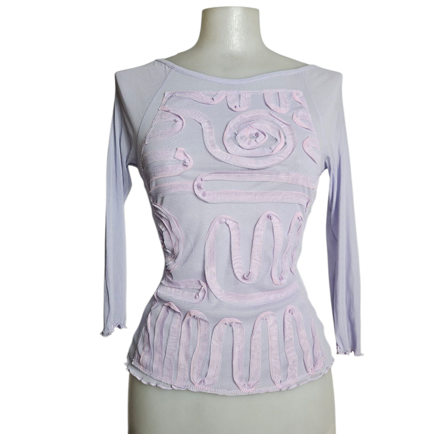 Haut en voile lilas