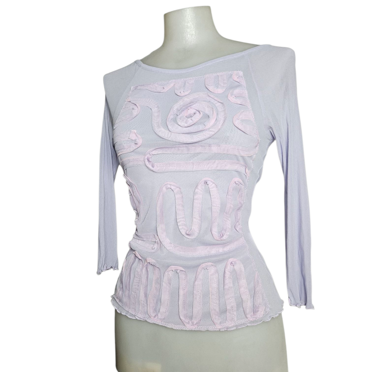 Haut en voile lilas