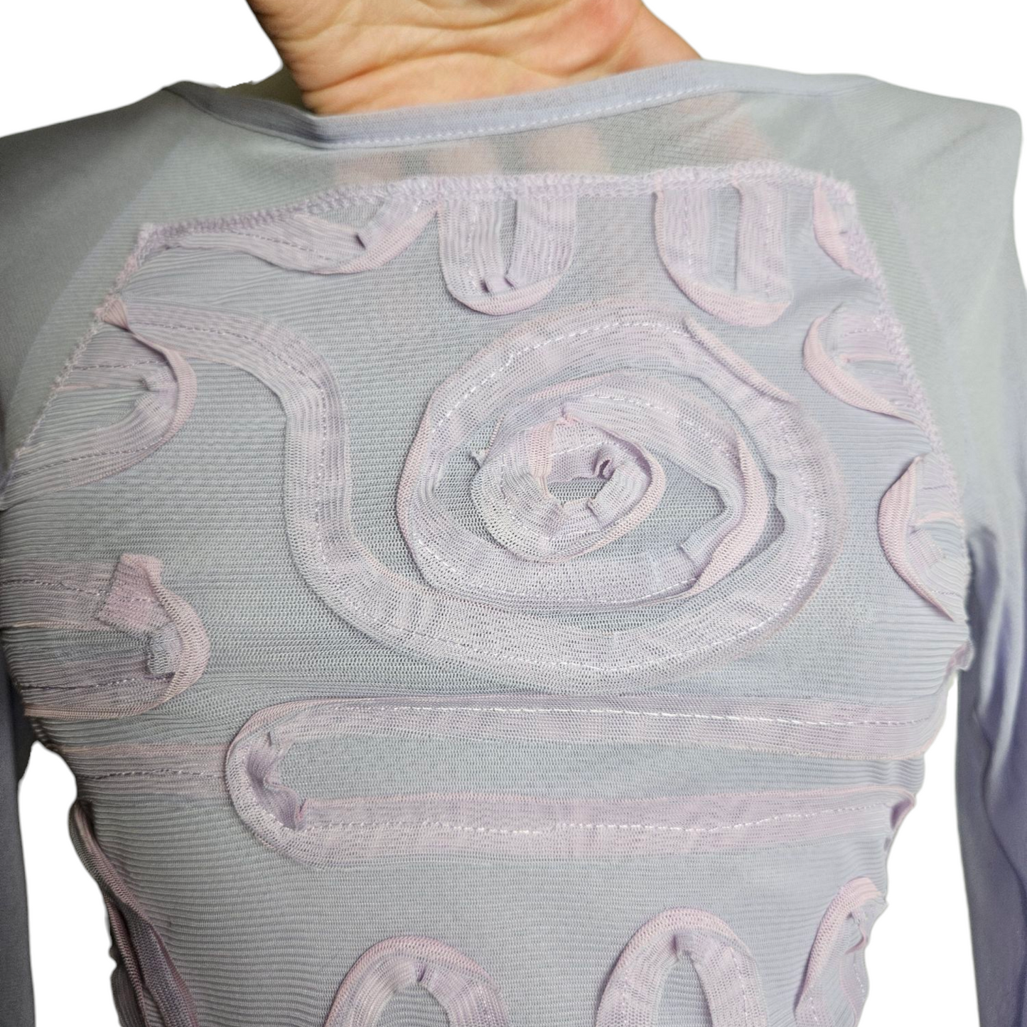 Haut en voile lilas