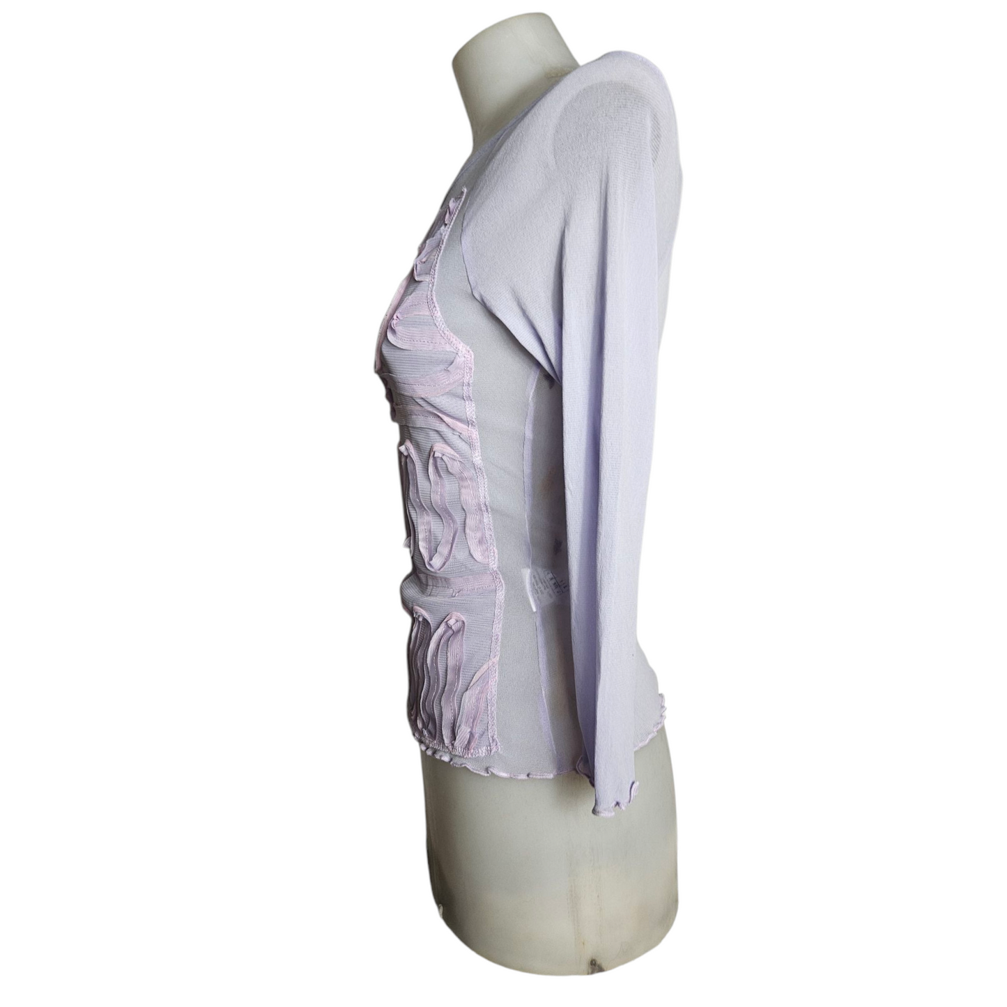 Haut en voile lilas
