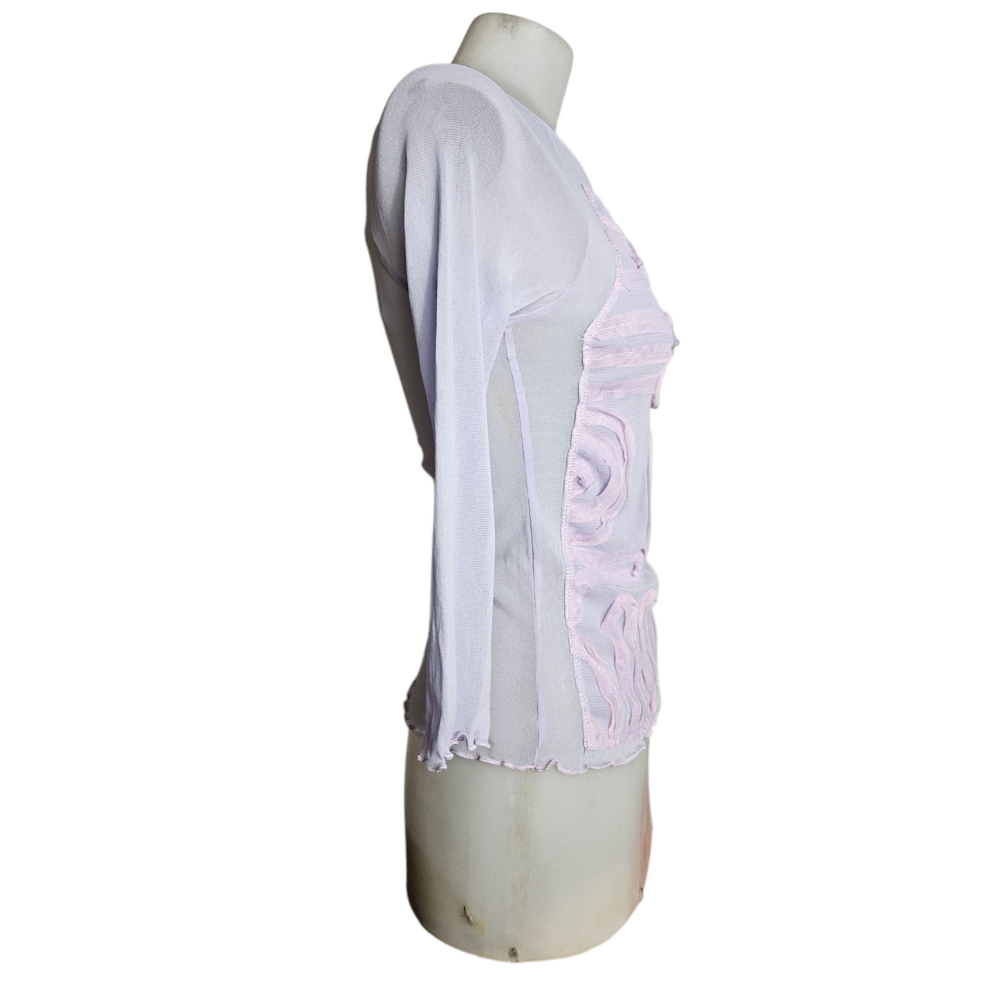 Haut en voile lilas
