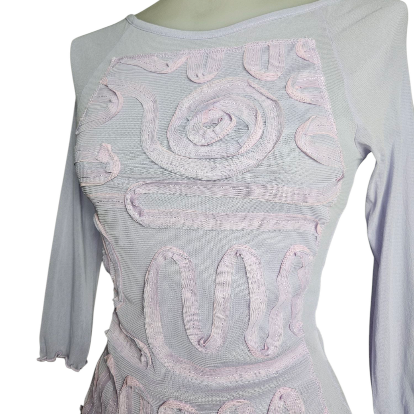 Haut en voile lilas