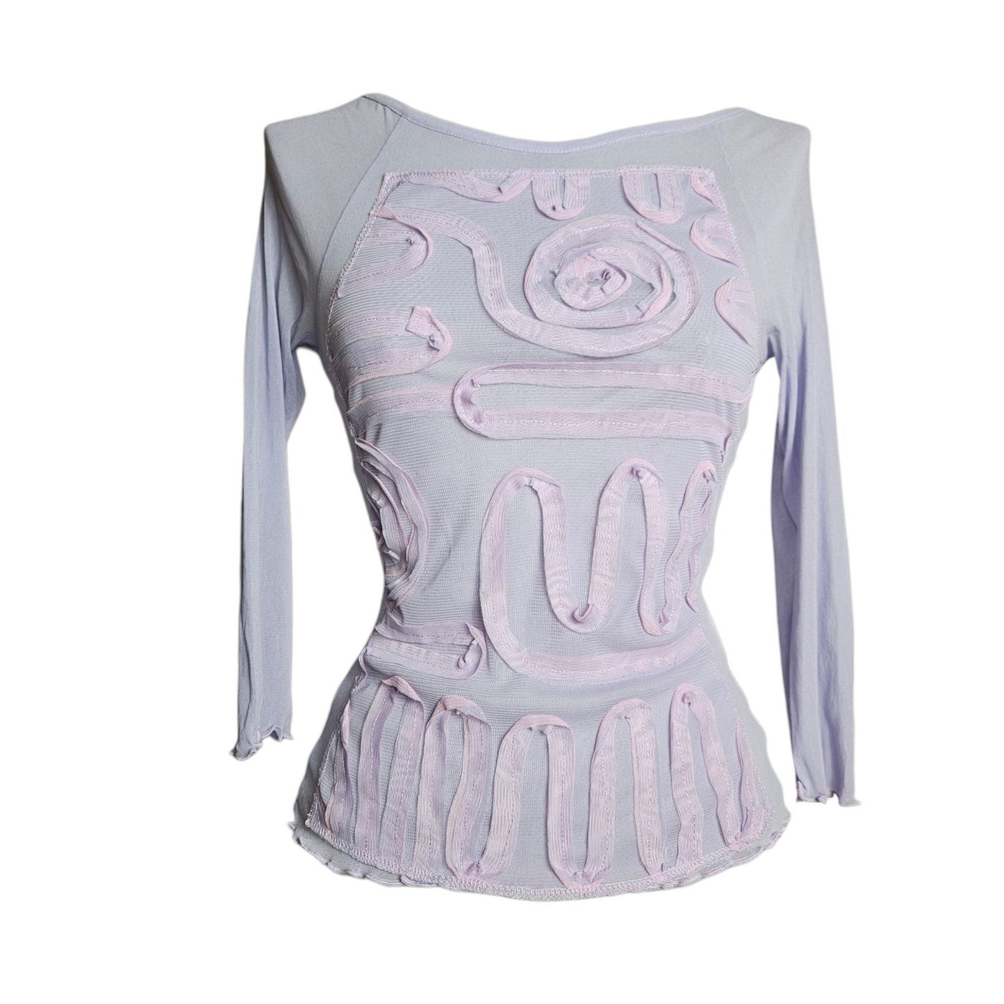 Haut en voile lilas