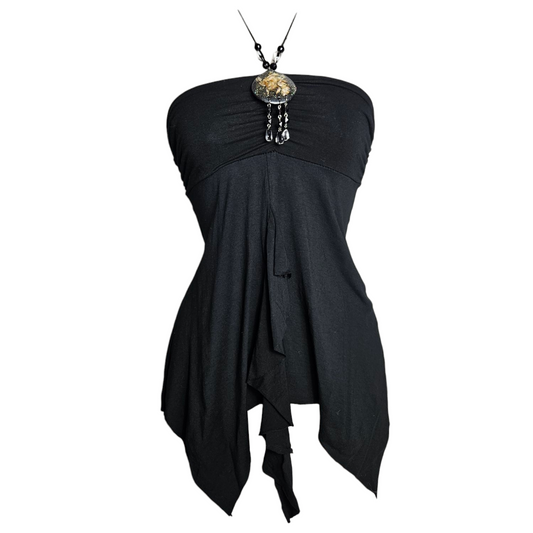 Bare back with jewel details