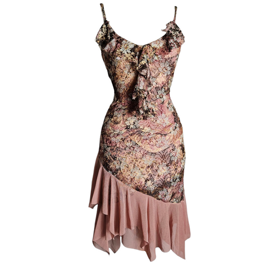 Voile and lace dress