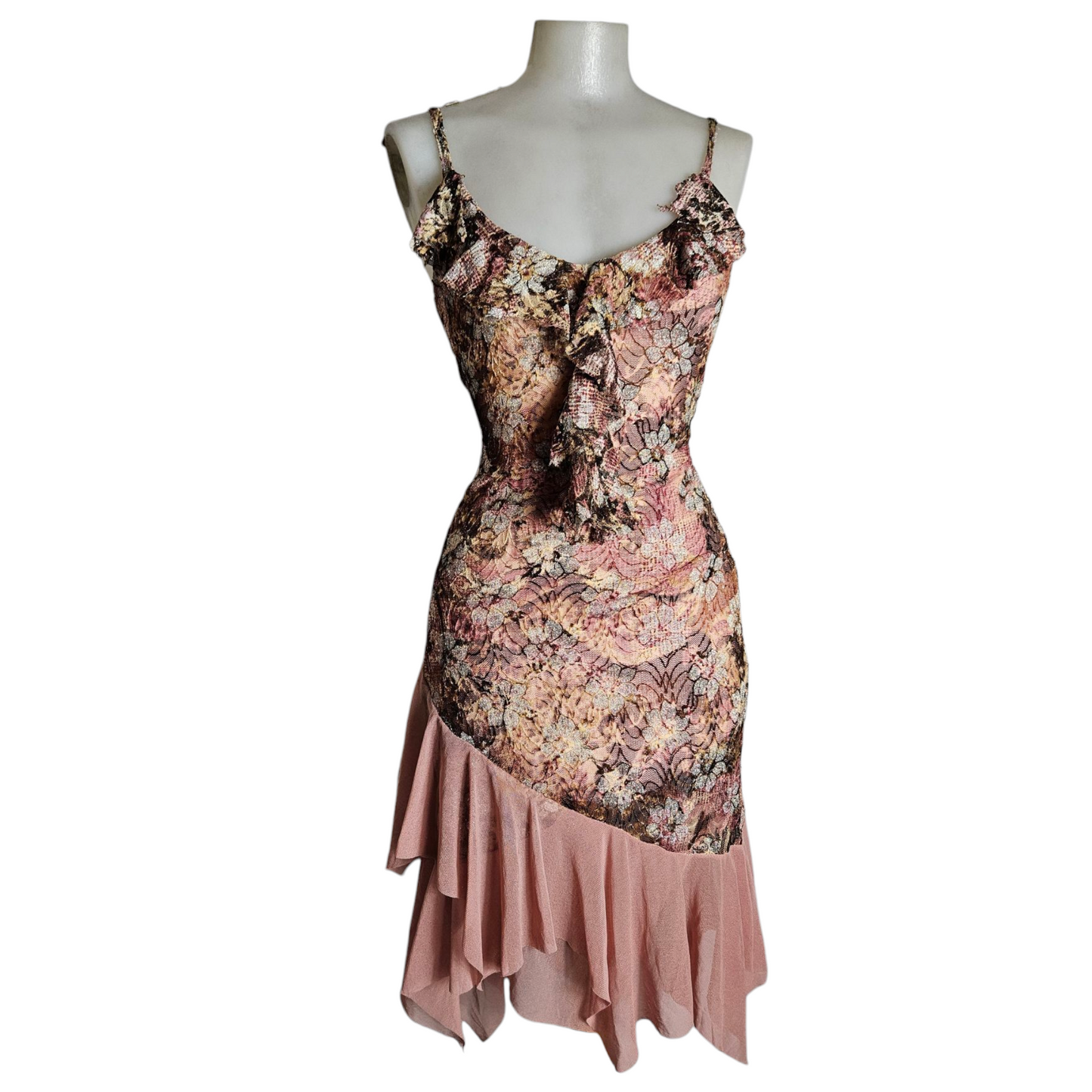 Voile and lace dress