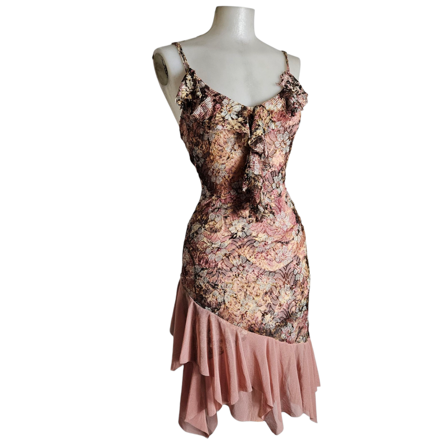 Voile and lace dress