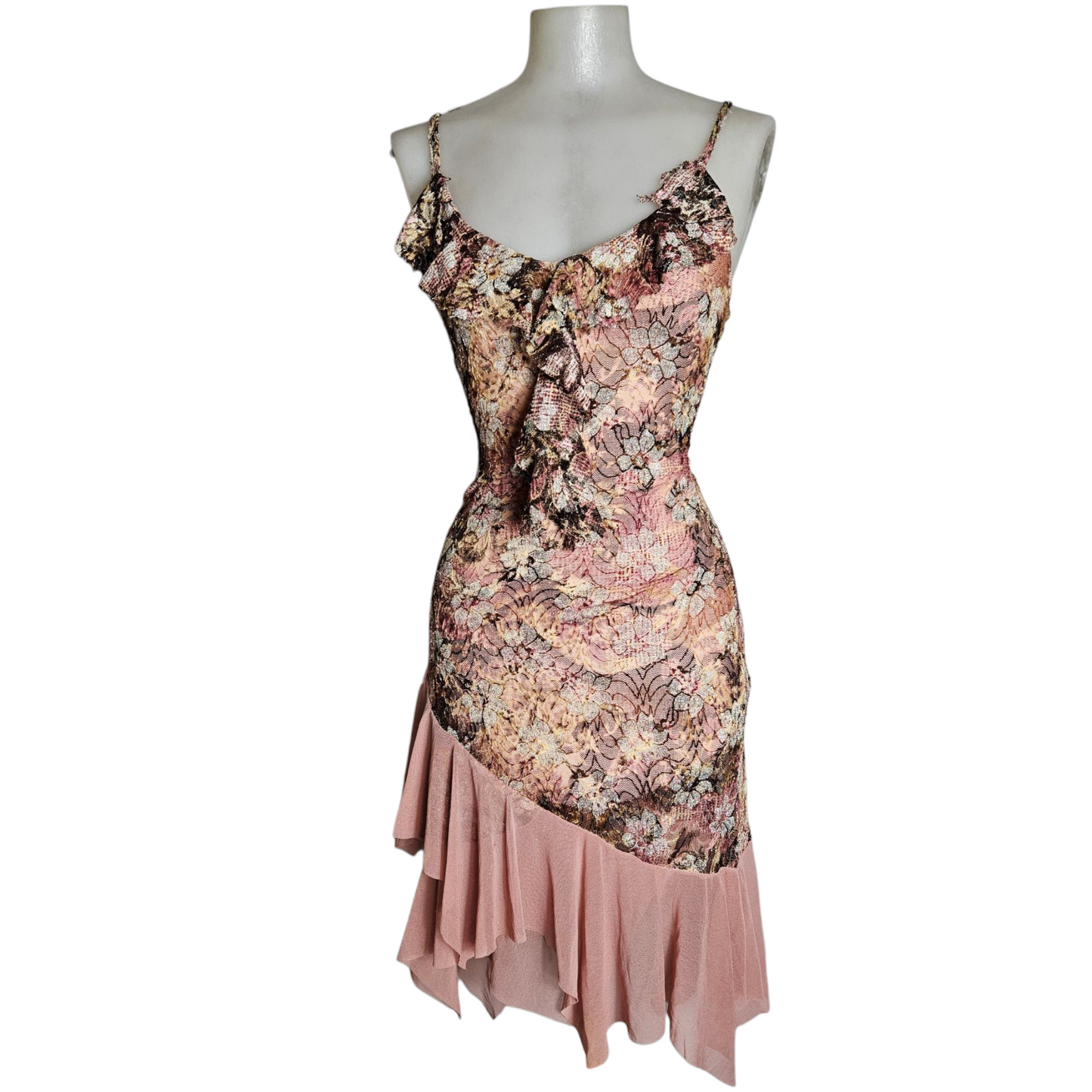 Voile and lace dress