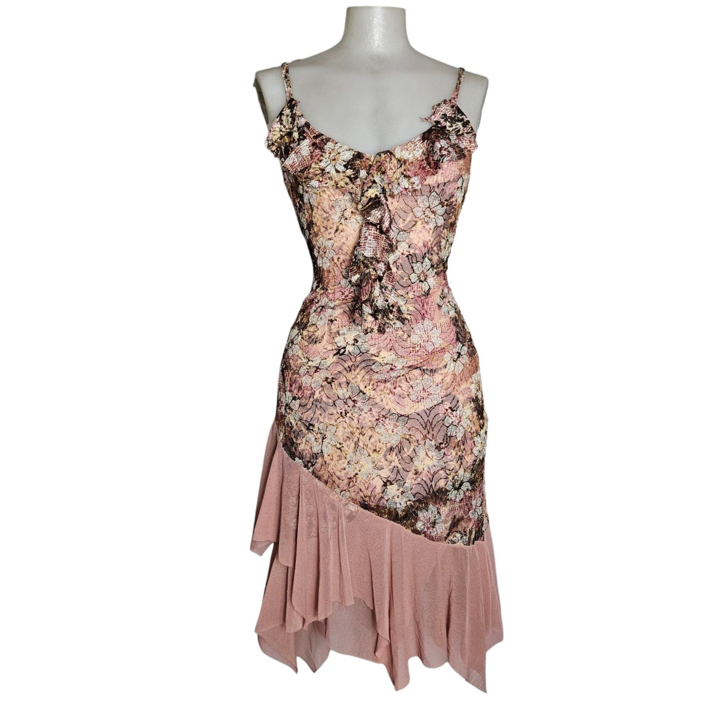 Voile and lace dress