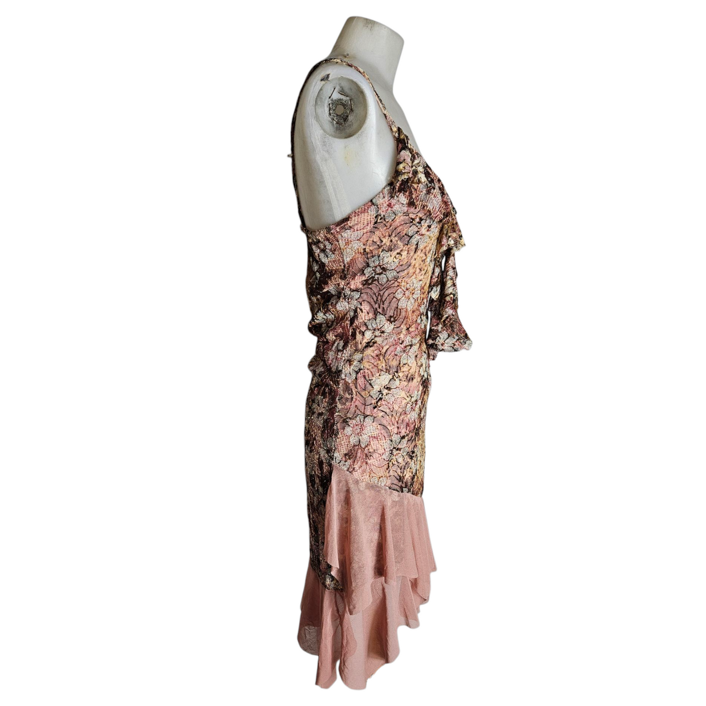 Voile and lace dress