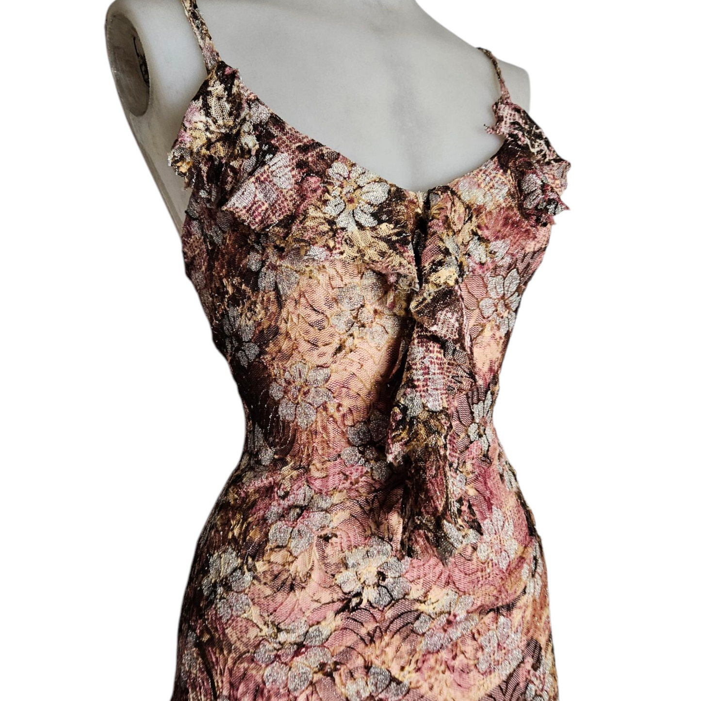 Voile and lace dress