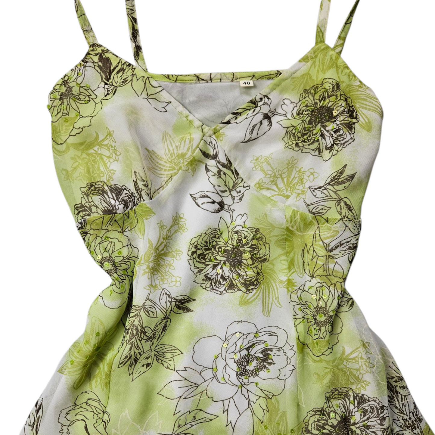 Robe en voile verte