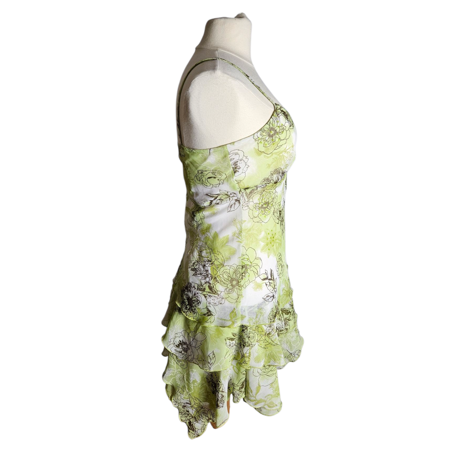 Robe en voile verte