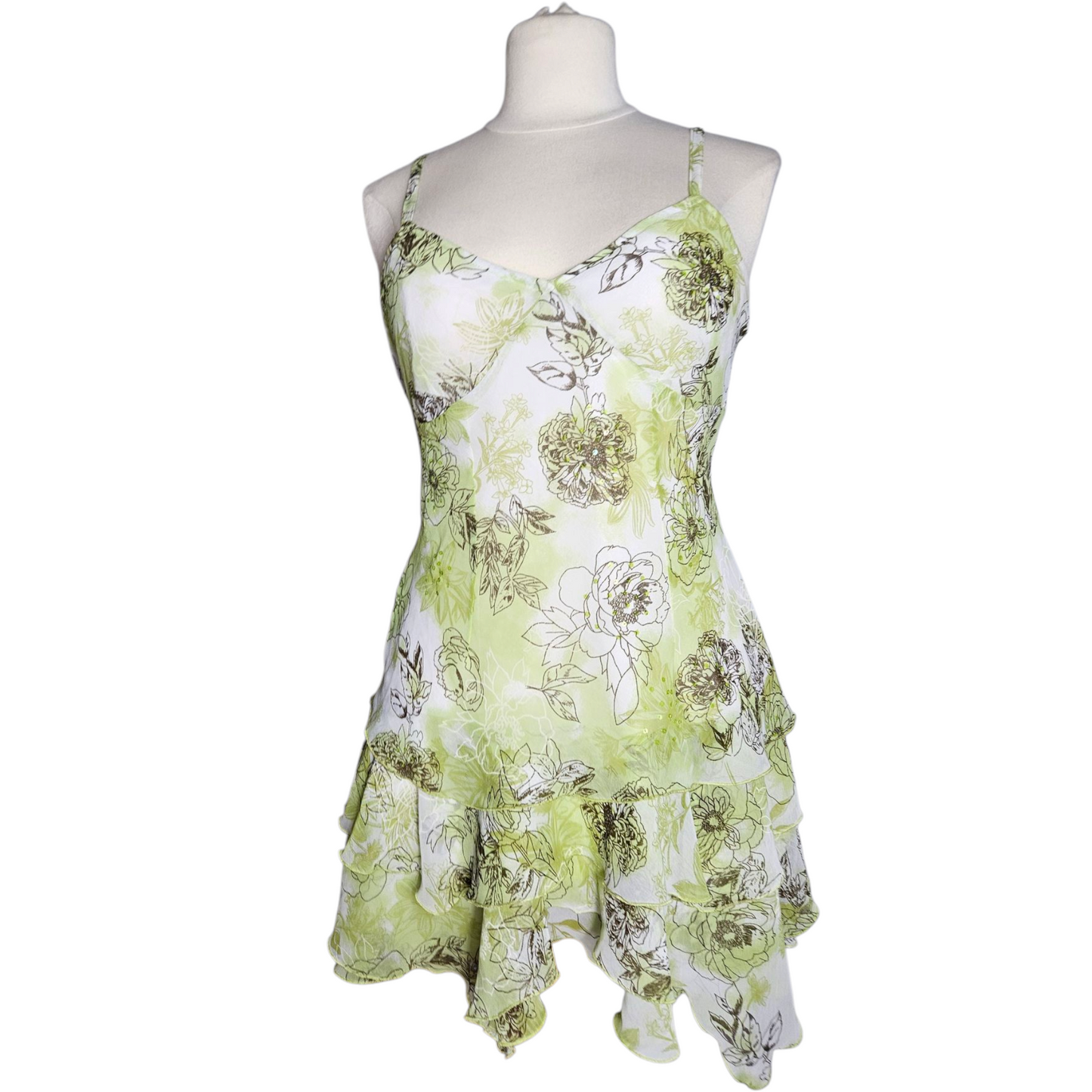 Robe en voile verte