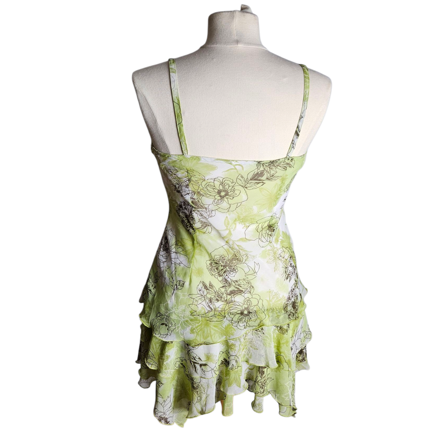 Robe en voile verte