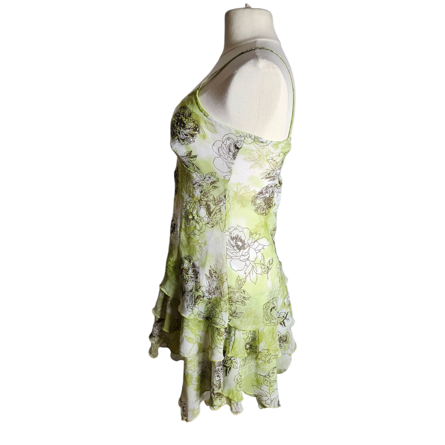 Robe en voile verte