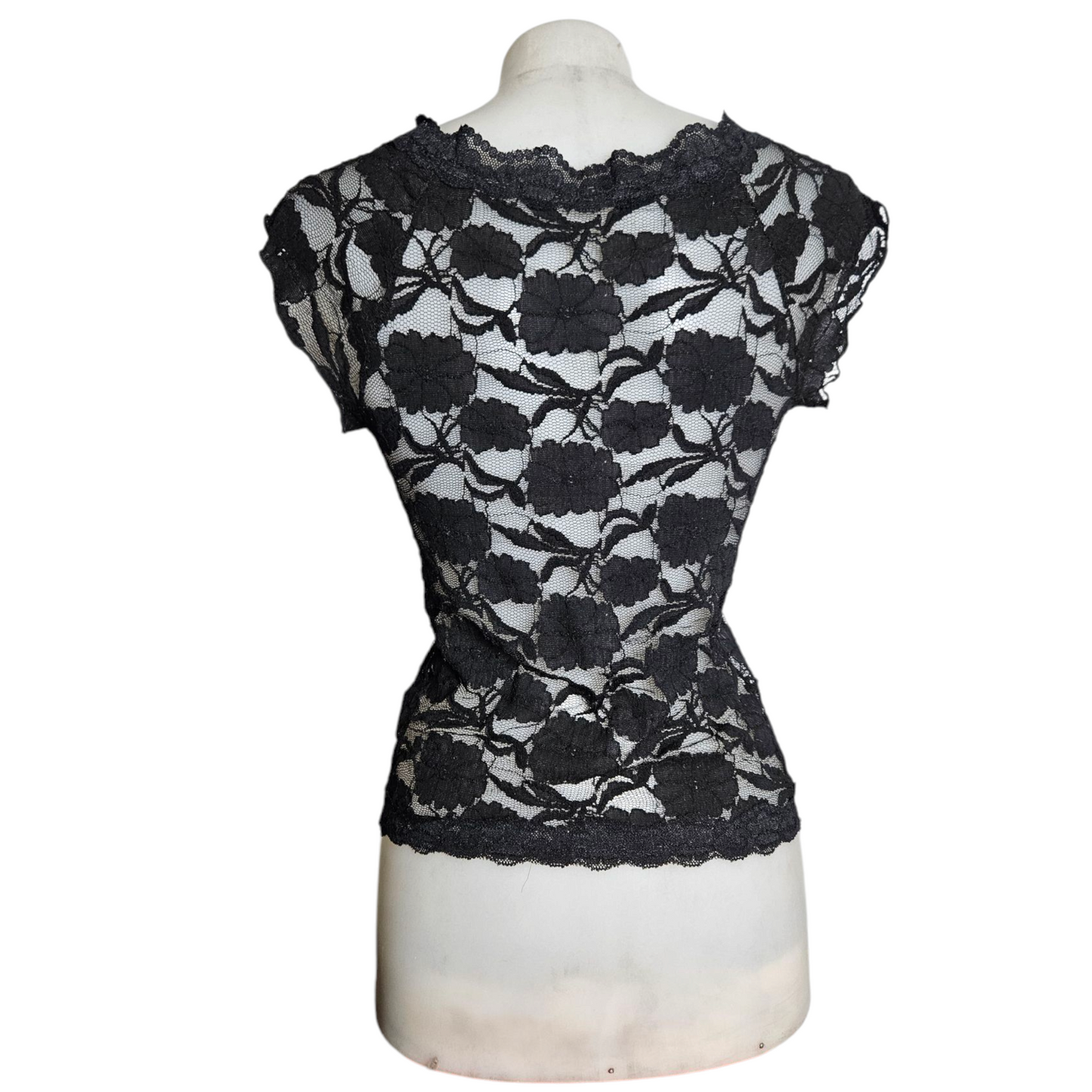 Black lace top