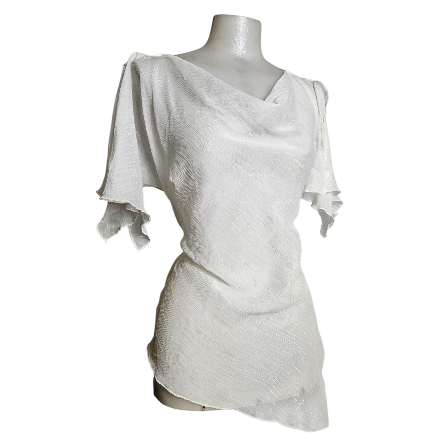 Haut en voile blanc