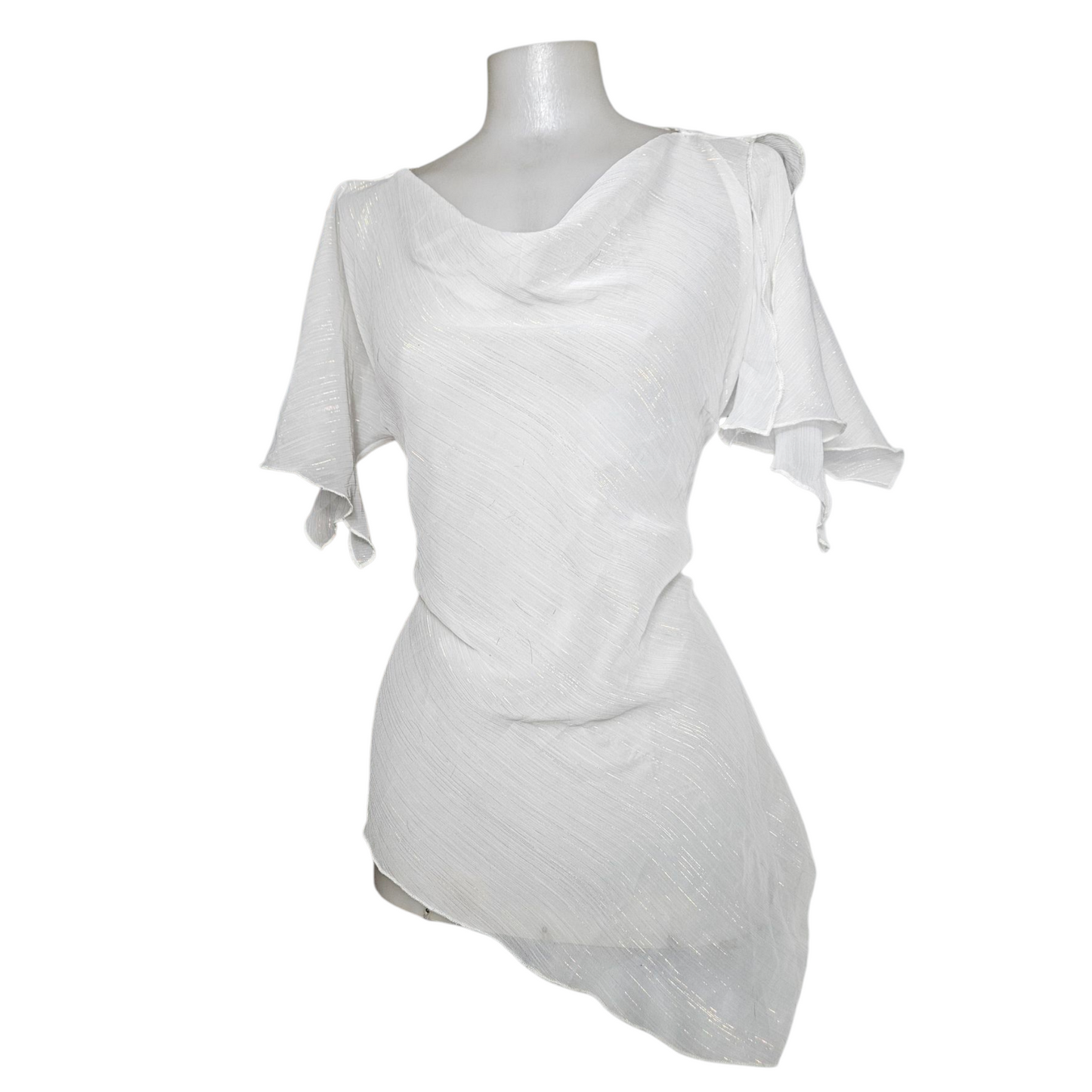 Haut en voile blanc