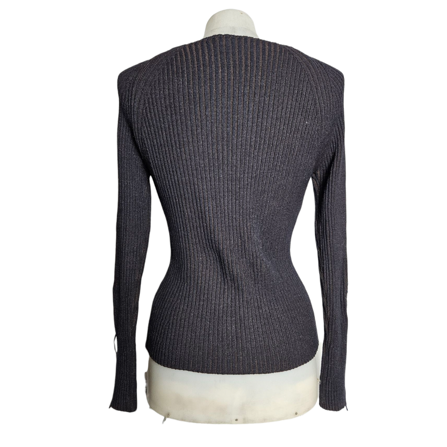 Lace-up sweater