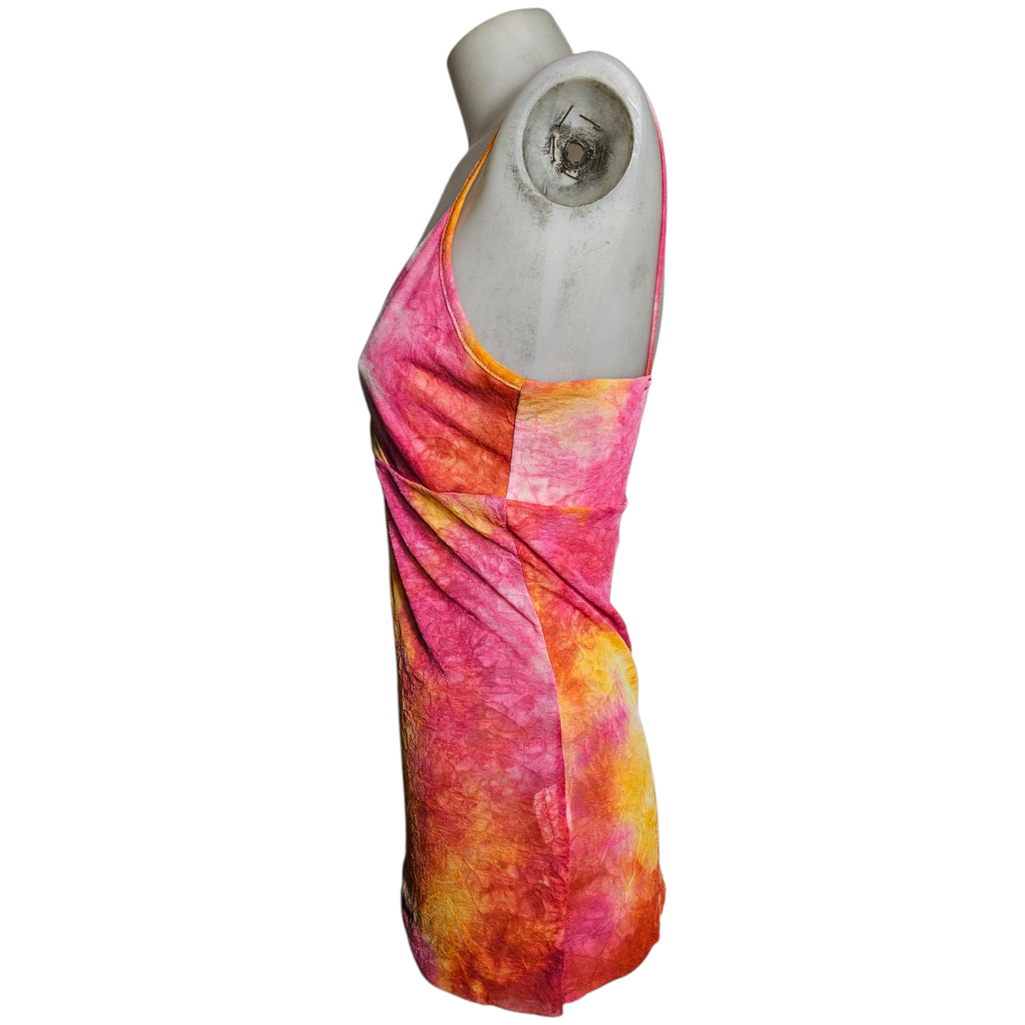 Haut tie and dye rose et jaune