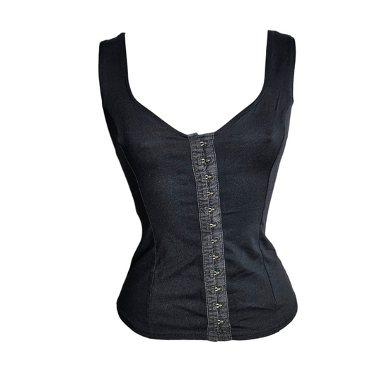 Haut esprit corset à crochets
