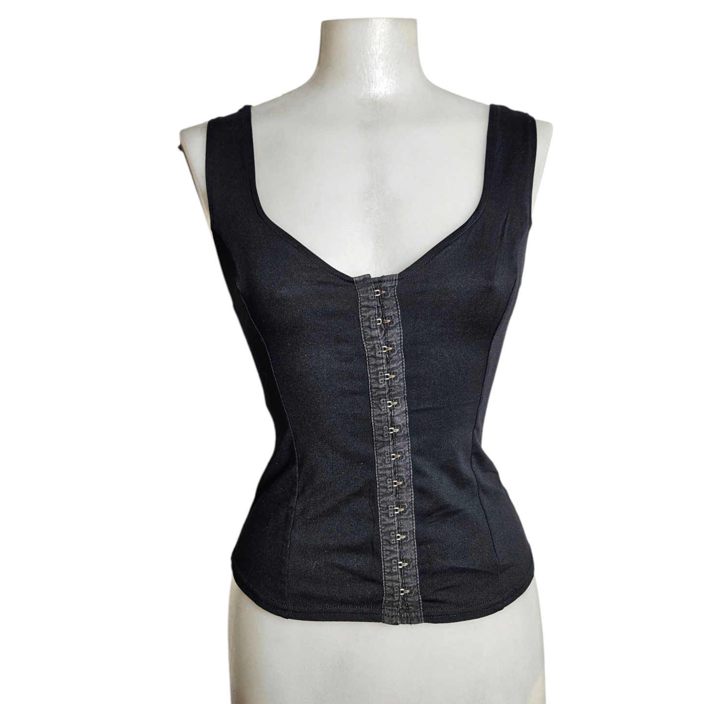 Haut esprit corset à crochets