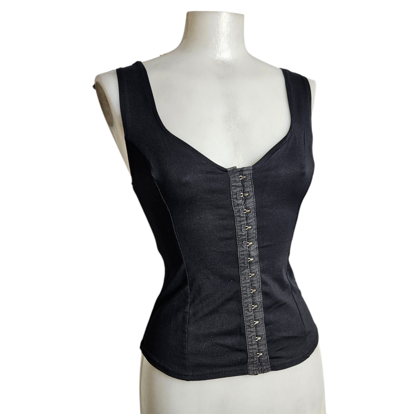 Haut esprit corset à crochets