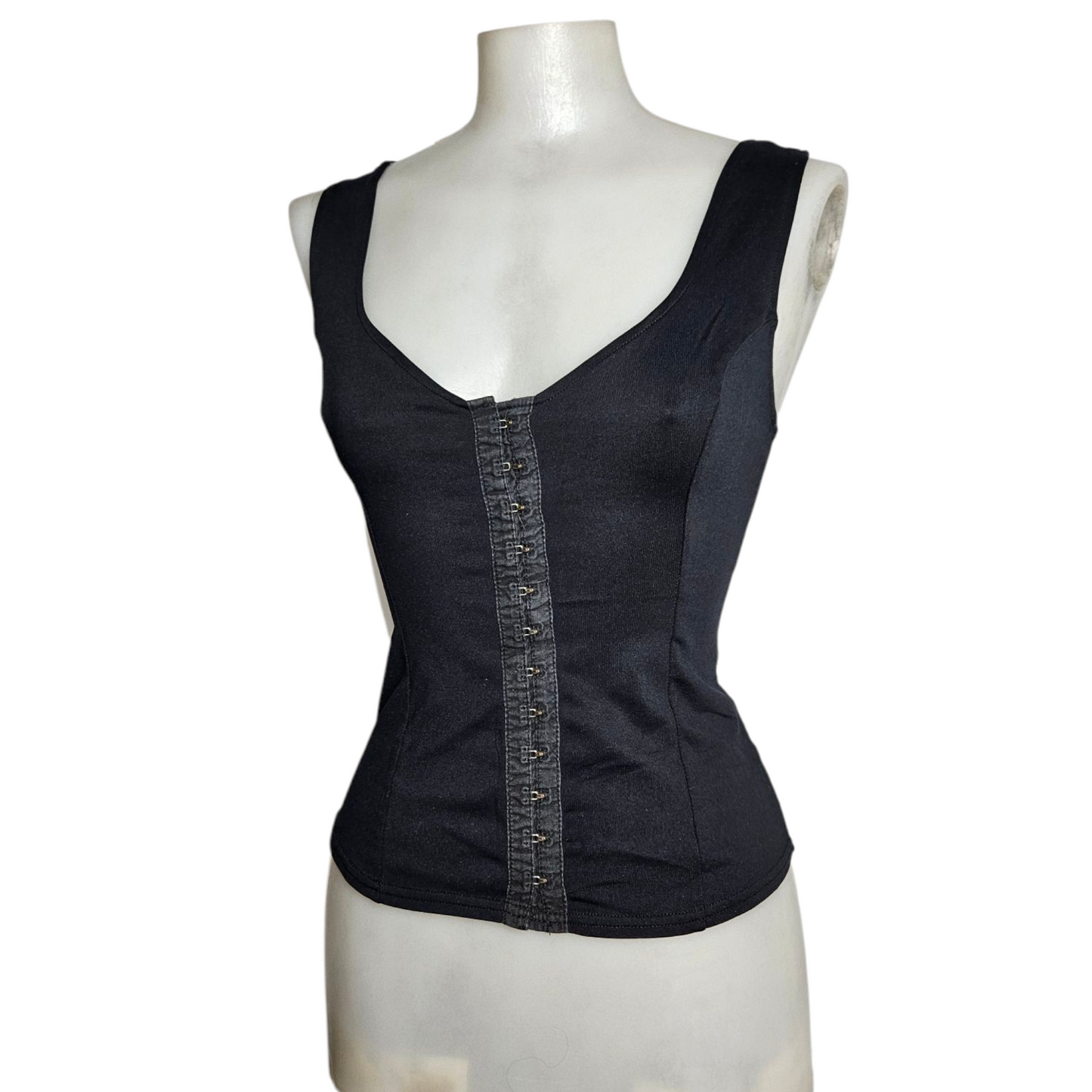 Haut esprit corset à crochets