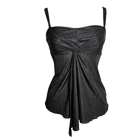 Knotted effect tank top