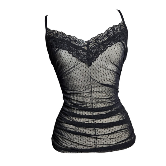 Veil and lace top