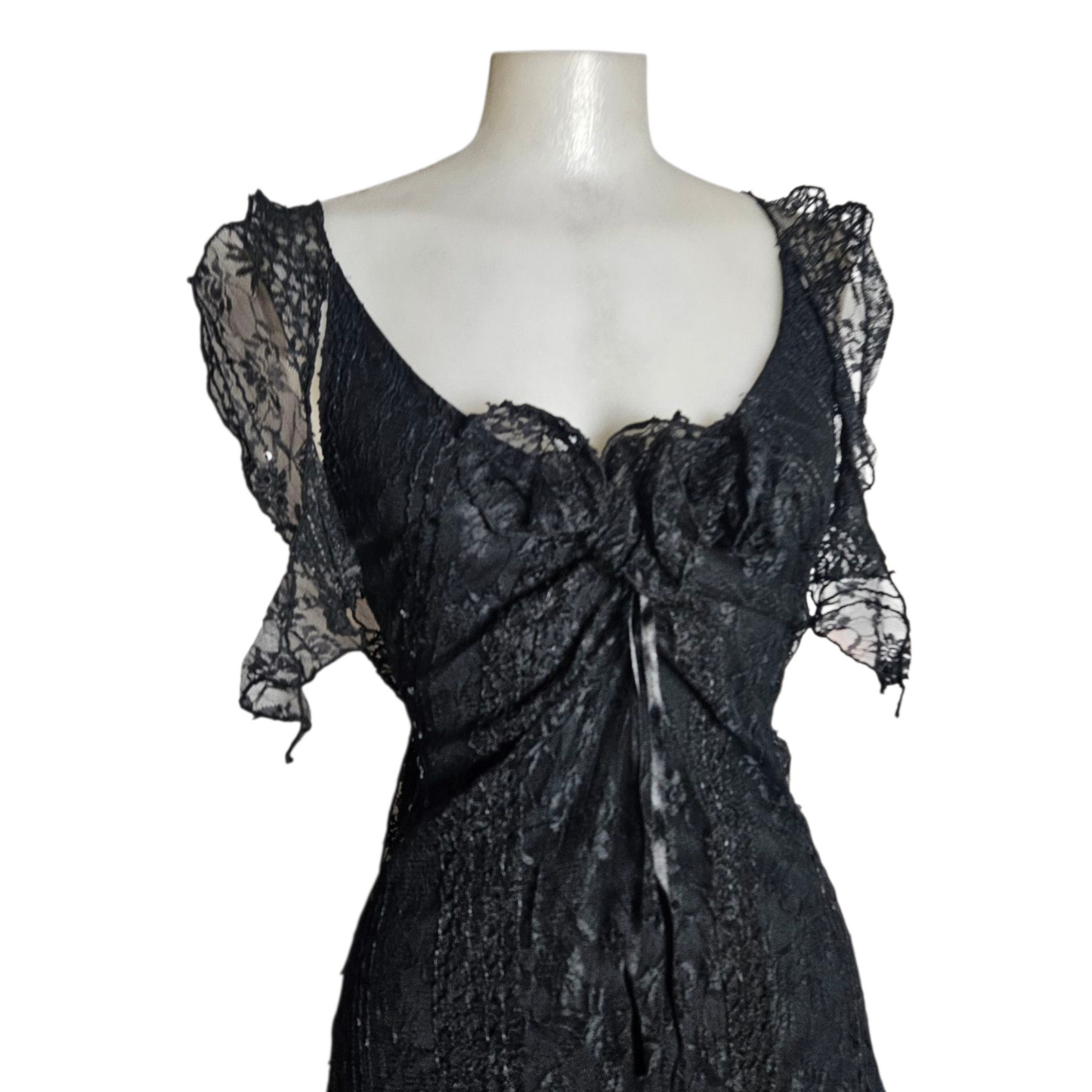 Robe de soirée en dentelle