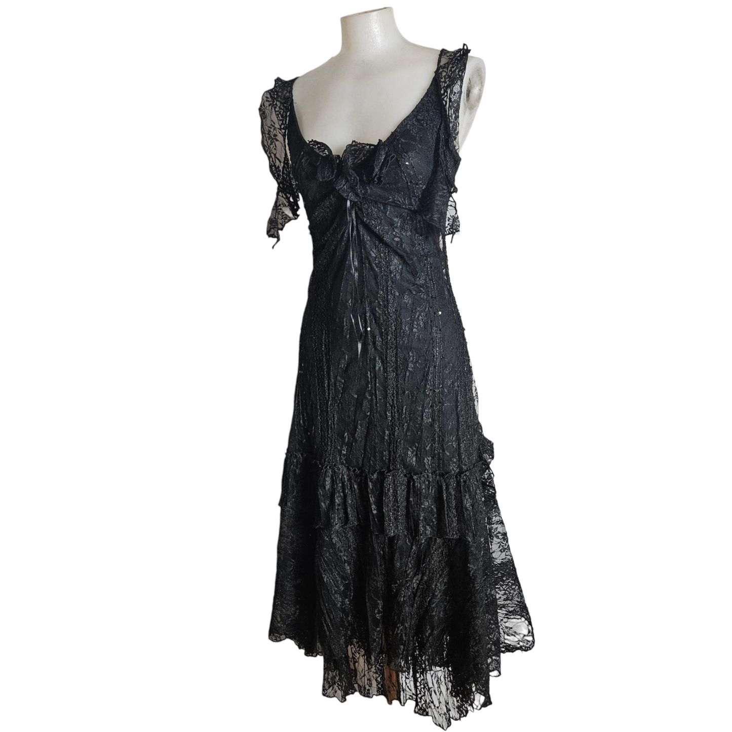Robe de soirée en dentelle