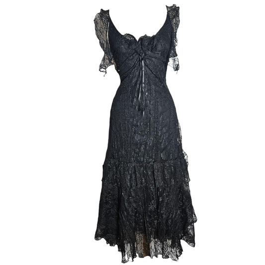 Robe de soirée en dentelle