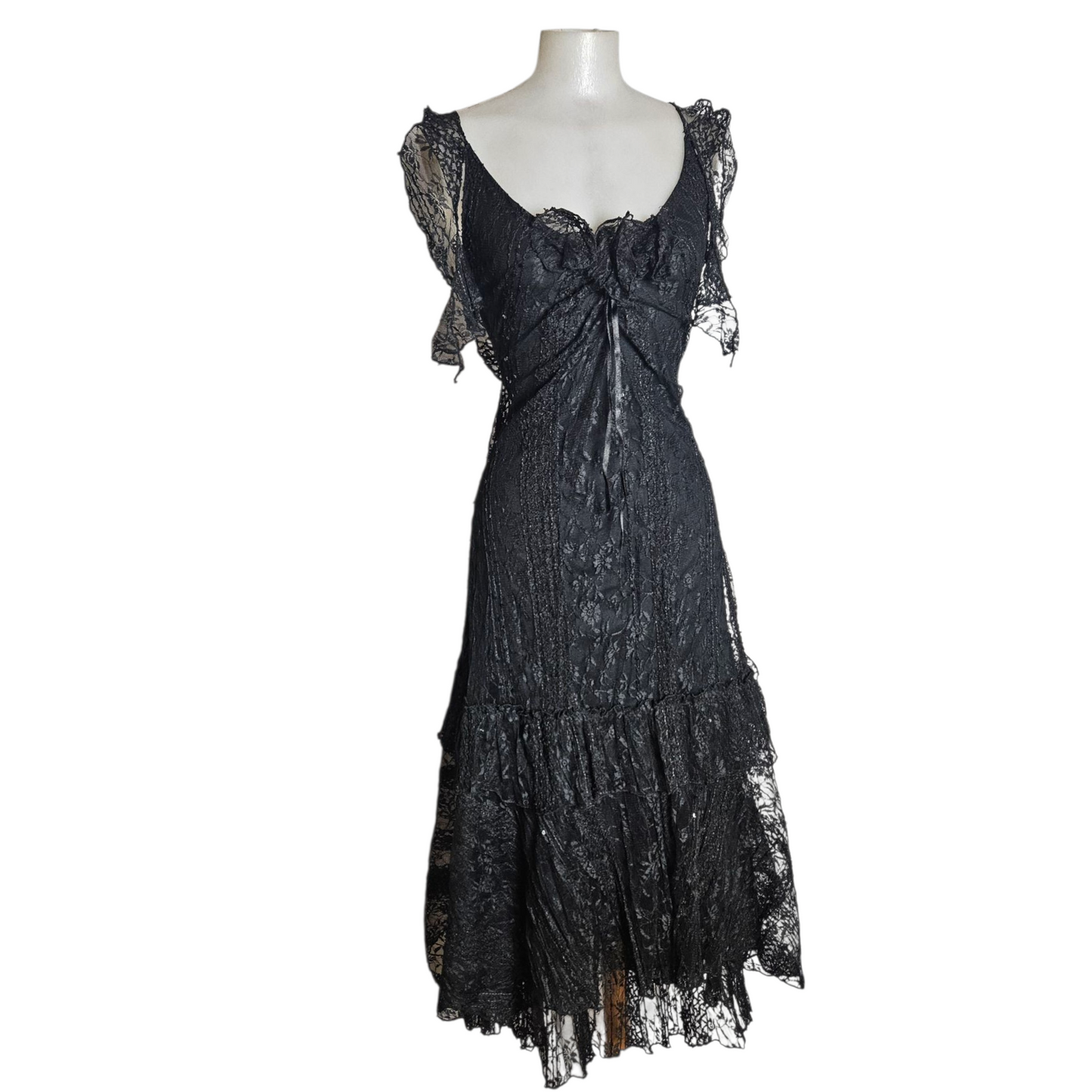 Robe de soirée en dentelle