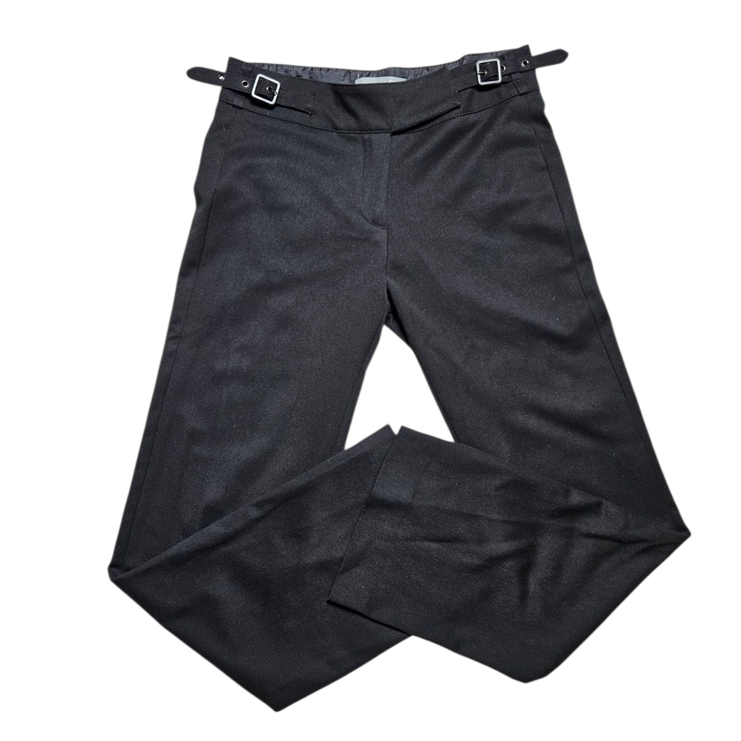Officecore pants with strap details