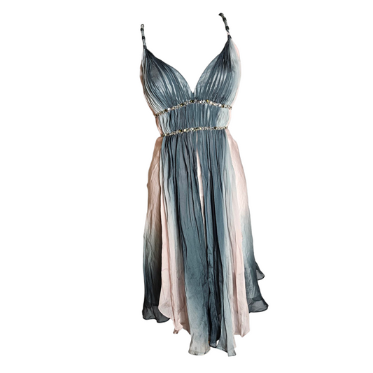 Robe de soirée en soie René Derhy