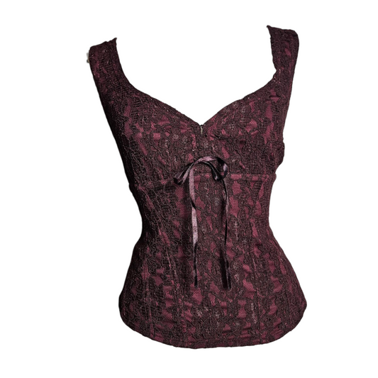 Lace corset top