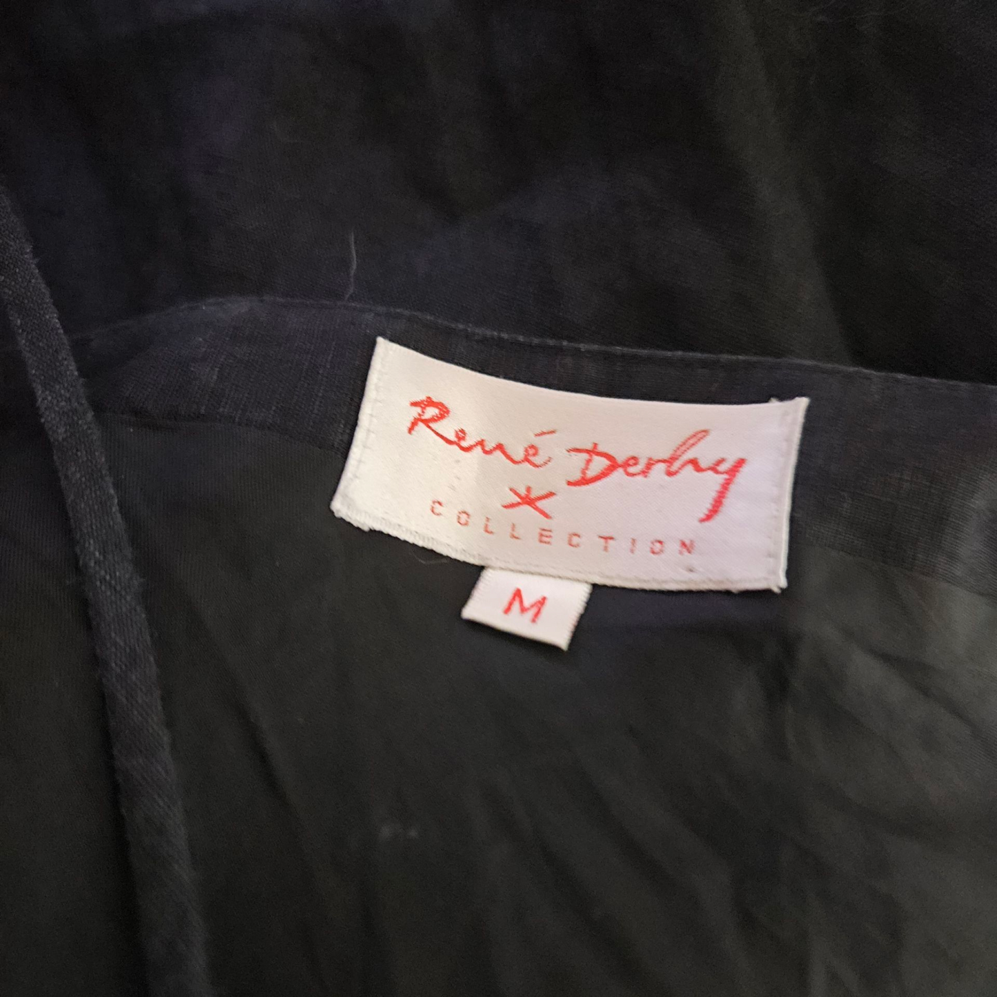 Maxi robe asymétrique René Derhy en Lin