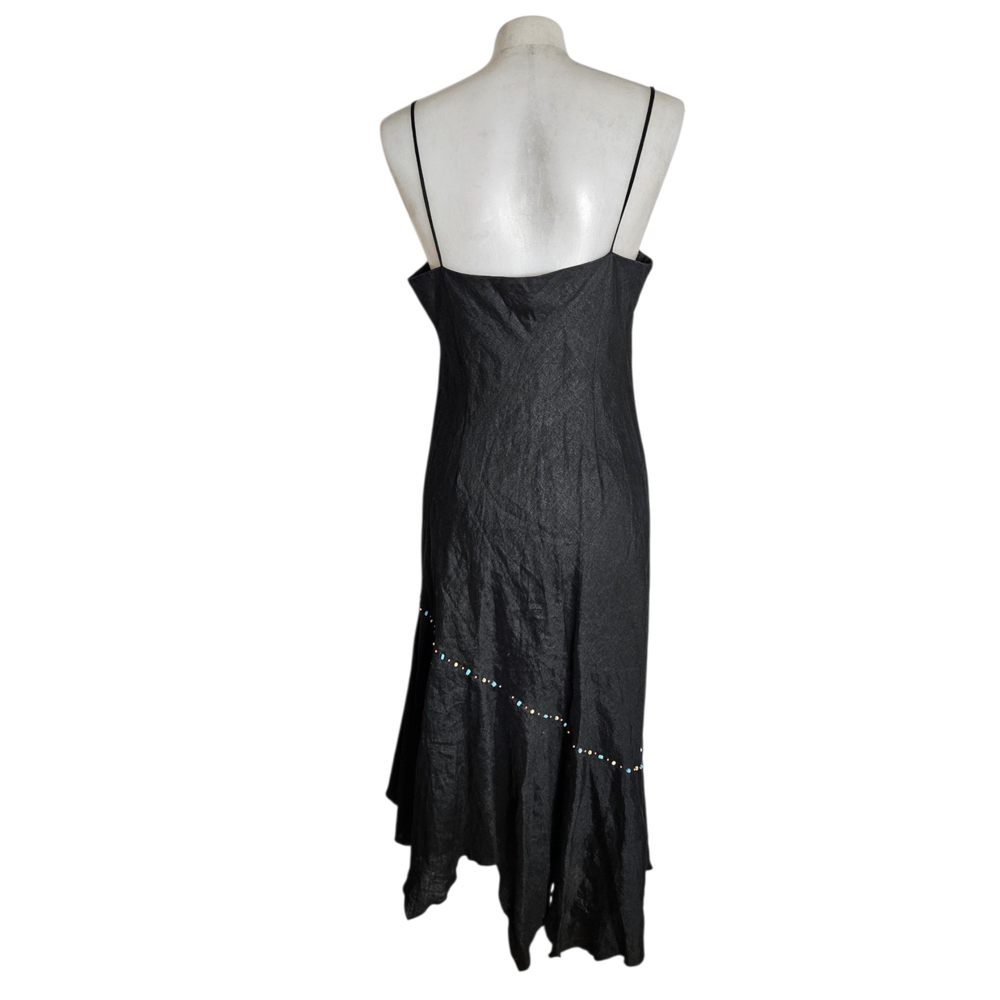 Maxi robe asymétrique René Derhy en Lin