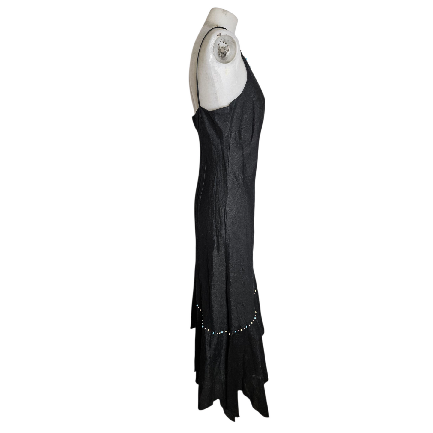 Maxi robe asymétrique René Derhy en Lin